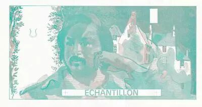France 100 Francs - Balzac 1980 - Epreuve  recto sans filigrane - Echantillon - SPL