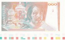 France 100 Francs - Balzac 1980 - Epreuve avec filigrane et code couleur - Série L.012 -  Echantillon - NEUF