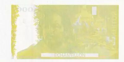 France 100 Francs - Balzac 1980 - Epreuve recto verso non filigran�e  - Echantillon - NEUF