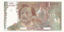 France 100 Francs - Balzac 1980 - Epreuve recto verso sans filigrane - Echantillon - NEUF