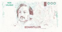 France 100 Francs - Balzac 1980 - Epreuve taille douce avec filigrane coupé - Echantillon - NEUF