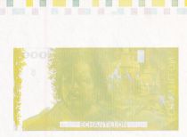 France 100 Francs - Balzac 1980 - Proof recto verso with watermark  and colors code - Echantillon - UNC