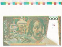 France 100 Francs - Balzac 1980 - Proof recto verso without watermark and colors code - UNC