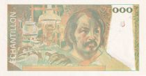 France 100 Francs - Balzac 1980 - Proof recto verso without watermark with color code - Serial K.012 - Echantillon - UNC