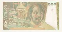 France 100 Francs - Balzac 1980 - Proof recto verso without watermark with color code - Serial K.012 - Echantillon - UNC