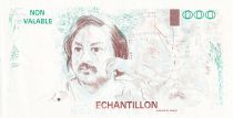 France 100 Francs - Balzac 1980 - Proof taille douce with watermark - Echantillon - AU+