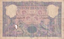 France 100 Francs - Blue and pink - 1896 - Serial T.1937 - VG - P.65
