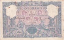 France 100 Francs - Blue and pink - 1905 - Serial U.4293 - F - P.65