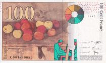 France 100 Francs - Cezanne - 1997 - Letter K - P.158
