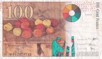 France 100 Francs - Cezanne - 1997 - Letter W - P.158