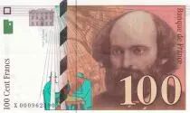 France 100 Francs - Cezanne - 1997 - Serial X