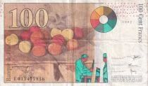 France 100 Francs - C&eacute;zanne - 1997 - S&eacute;rie E