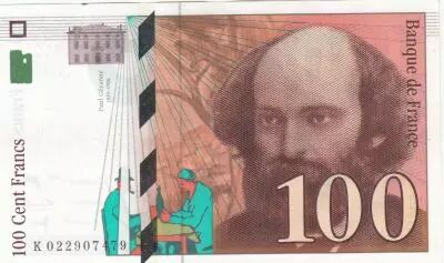 France 100 Francs - C�zanne - 1997 - S�rie K022