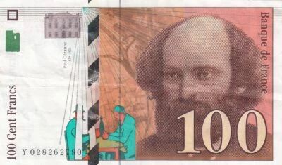 France 100 Francs - C�zanne - 1997 - Y