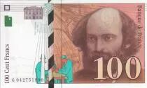 France 100 Francs - Cezanne - 1998 - Serial G.042