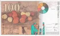 France 100 Francs - Cezanne - 1998 - Serial G.042