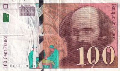 France 100 Francs - C�zanne - 1998 - S�rie E