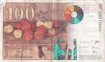 France 100 Francs - C&eacute;zanne - 1998 - S&eacute;rie F