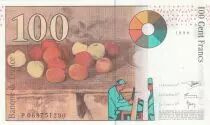 France 100 Francs - C&eacute;zanne - 1998 - S&eacute;rie P