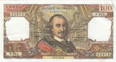 France 100 Francs - Corneille - 02-01-1976 - S�rie P.914