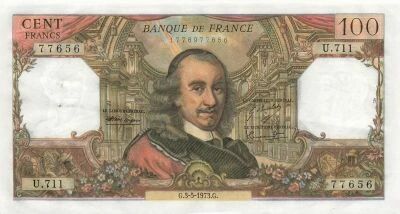 France 100 Francs - Corneille - 03-05-1973 - S�rie U.711