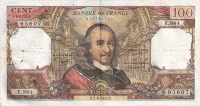 France 100 Francs - Corneille - 05-08-1976 - S�rie E.984