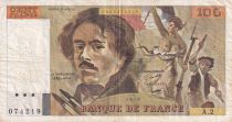 France 100 Francs - Delacroix - 1978 - Serial A.2 - P.154