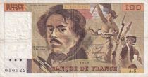 France 100 Francs - Delacroix - 1978 - Serial A.5 - P.154