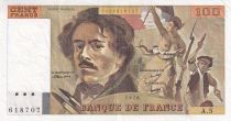 France 100 Francs - Delacroix - 1978 - Serial A.5 - P.154
