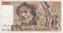 France 100 Francs - Delacroix - 1978 - Serial A.8 - P.154