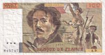 France 100 Francs - Delacroix - 1978 - Serial A.9 - P.154