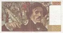 France 100 Francs - Delacroix - 1978 - Serial H.1 - P.154