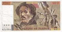 France 100 Francs - Delacroix - 1978 - Serial H.2 - P.154