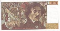 France 100 Francs - Delacroix - 1978 - Serial N.1 - P.154
