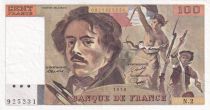 France 100 Francs - Delacroix - 1978 - Serial N.2 - P.154