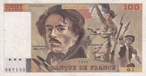 France 100 Francs - Delacroix - 1978 - Serial O.1 - P.154