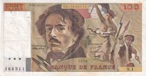 France 100 Francs - Delacroix - 1978 - Serial S.1 - P.154