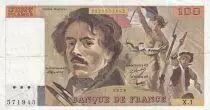France 100 Francs - Delacroix - 1978 - Serial X.1 - P.154