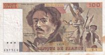 France 100 Francs - Delacroix - 1978 - Serial Y.1 - P.154