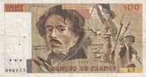 France 100 Francs - Delacroix - 1978 - S&eacute;rie A.7 - F.69.01d