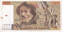 France 100 Francs - Delacroix - 1979 - Serial A.11