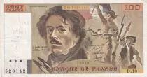 France 100 Francs - Delacroix - 1979 - S&eacute;rie D.13