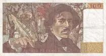 France 100 Francs - Delacroix - 1980 - Serial S.34