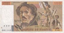 France 100 Francs - Delacroix - 1981 - Serial E.44