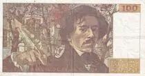 France 100 Francs - Delacroix - 1981 - Serial K.53
