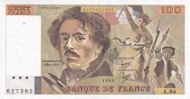 France 100 Francs - Delacroix - 1984 - Serial A.84 - P.154