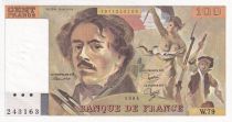 France 100 Francs - Delacroix - 1984 - Serial W.79 - P.154