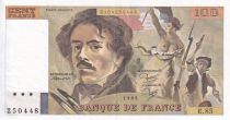 France 100 Francs - Delacroix - 1984 - Série E.85 - F.69.08a