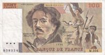 France 100 Francs - Delacroix - 1986 - Série M.104