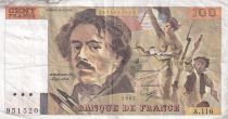 France 100 Francs - Delacroix - 1987 - Serial A.116 - P.154